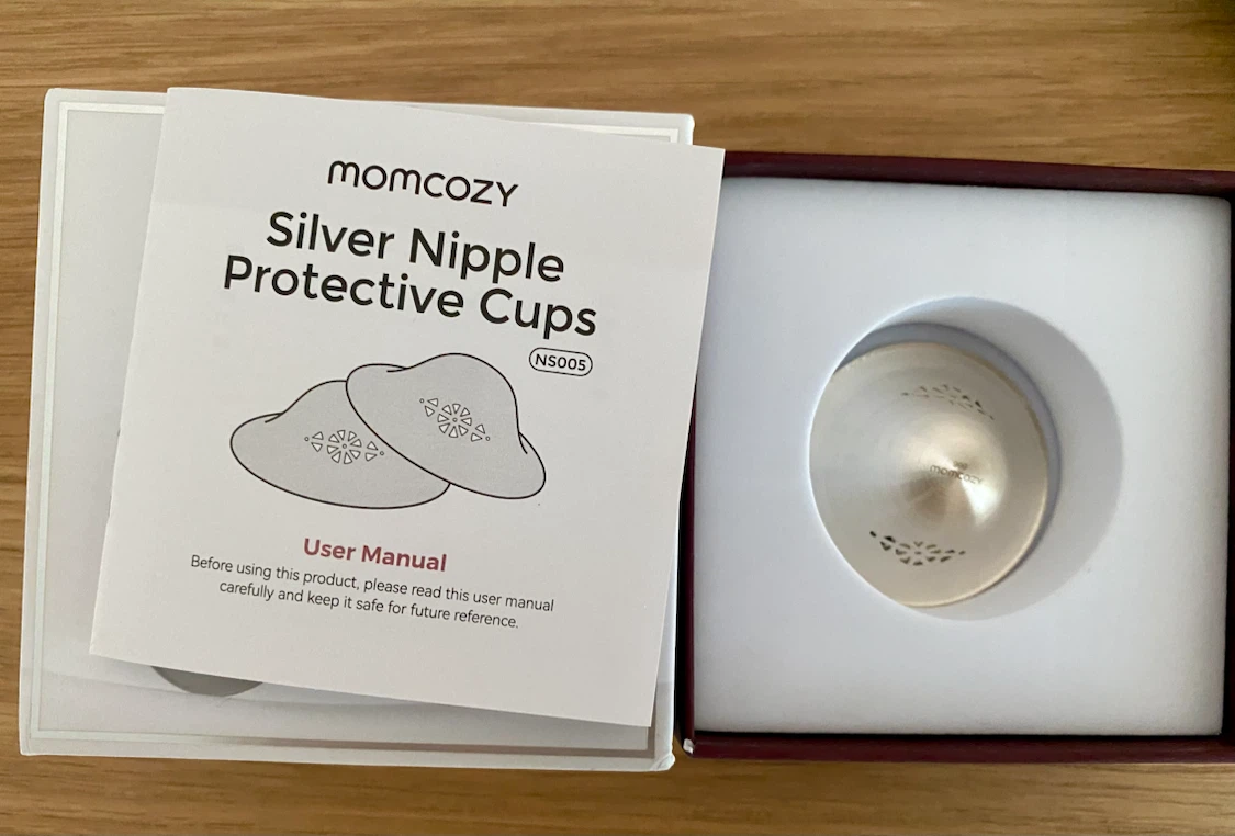 Momcozy Silver Nipple Protective Cups – Like New - photo 3