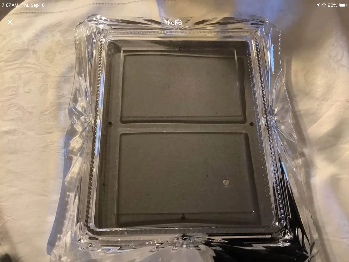 Crystal 8x10 Picture Frame 🐞