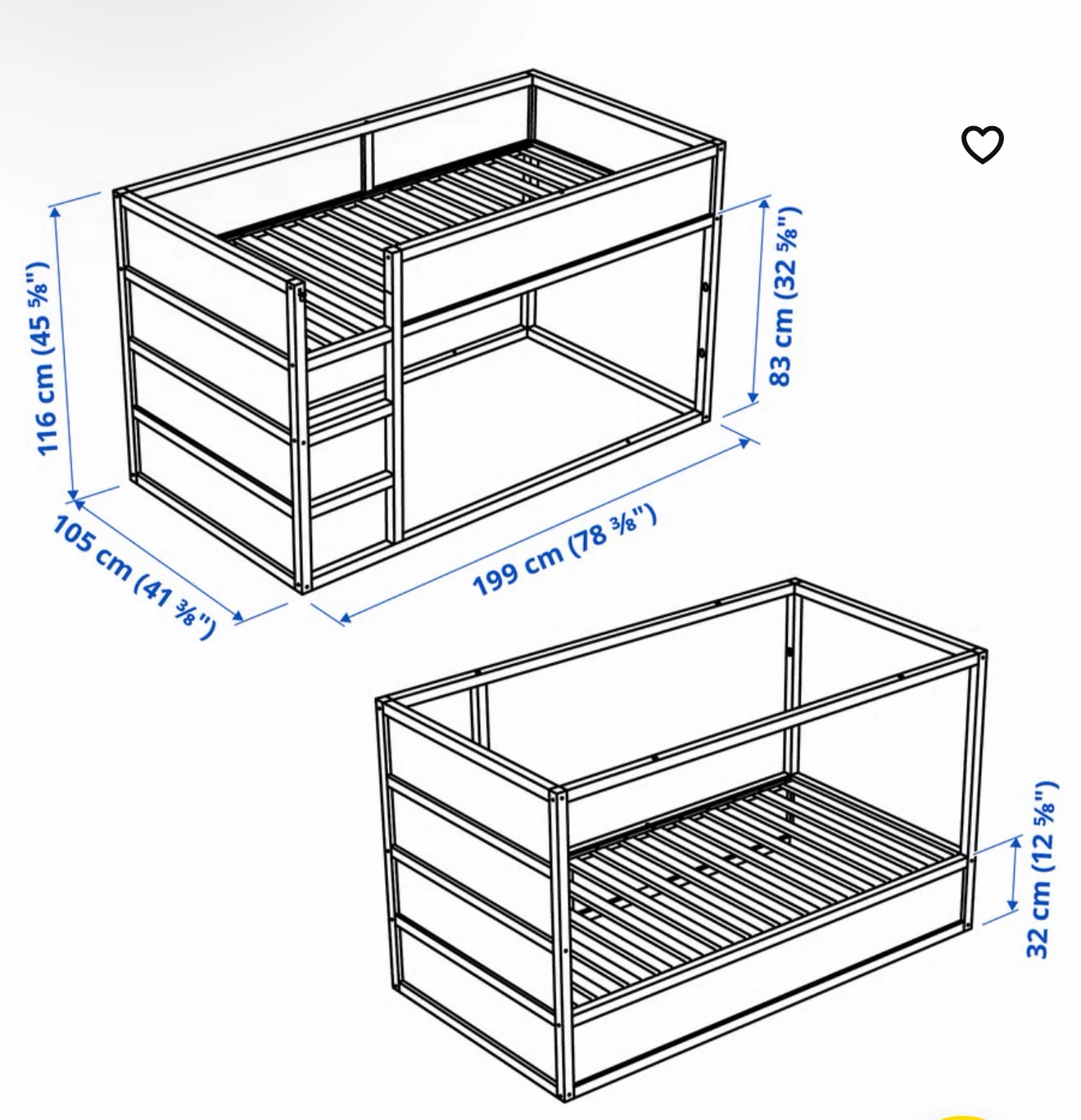 IKEA KURA Reversible Bed - photo 2