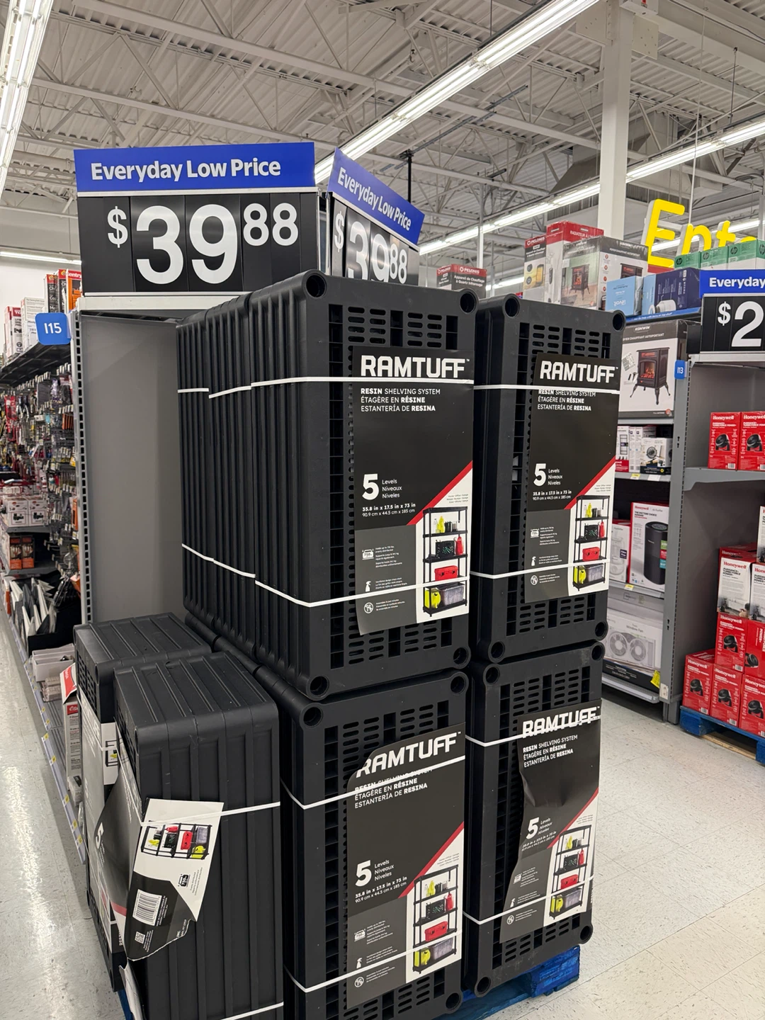 Ramtuff 5-Level Resin Shelving System