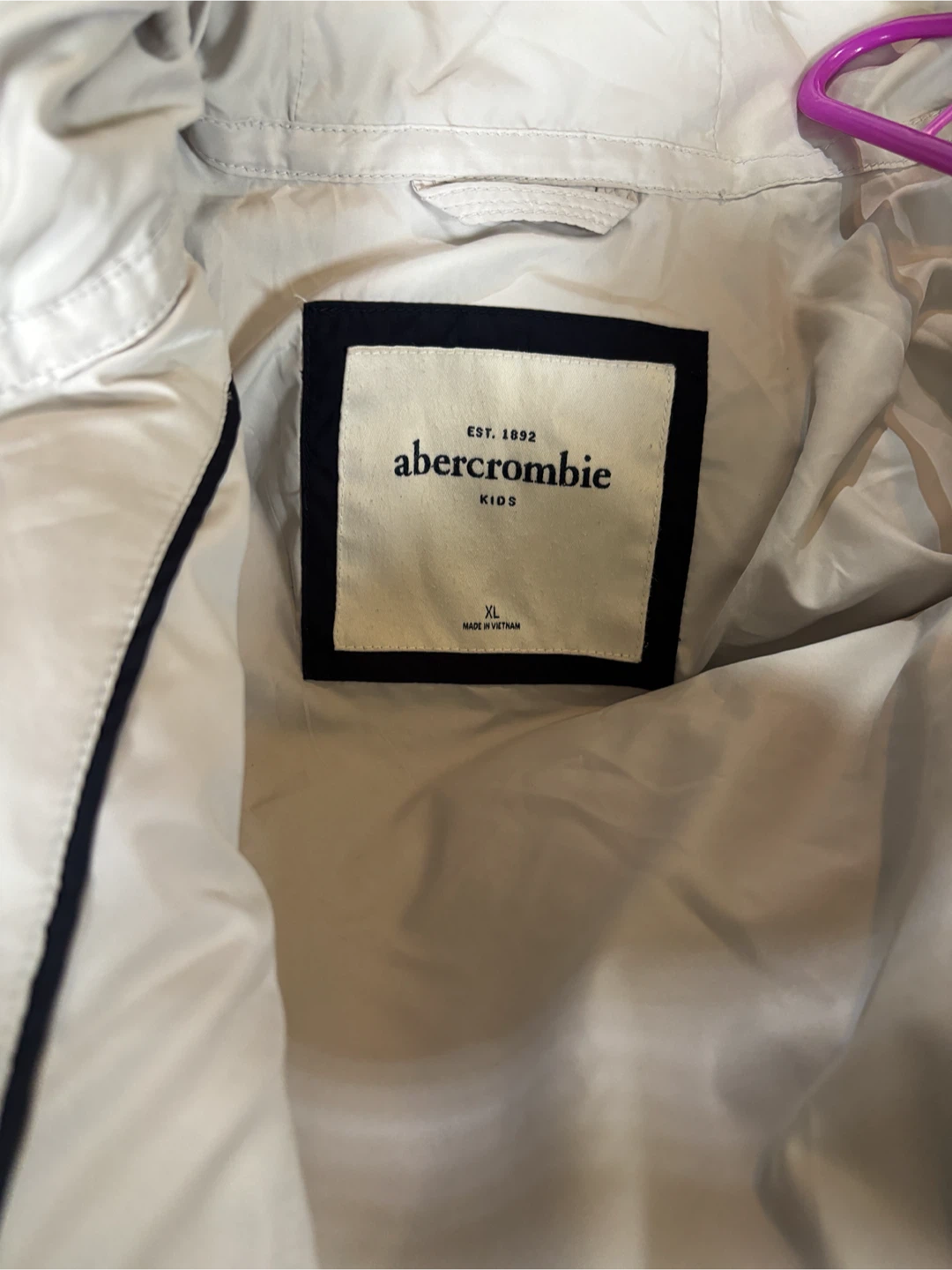 Abercrombie Kids Puffer Jacket - Cream - XL - photo 2
