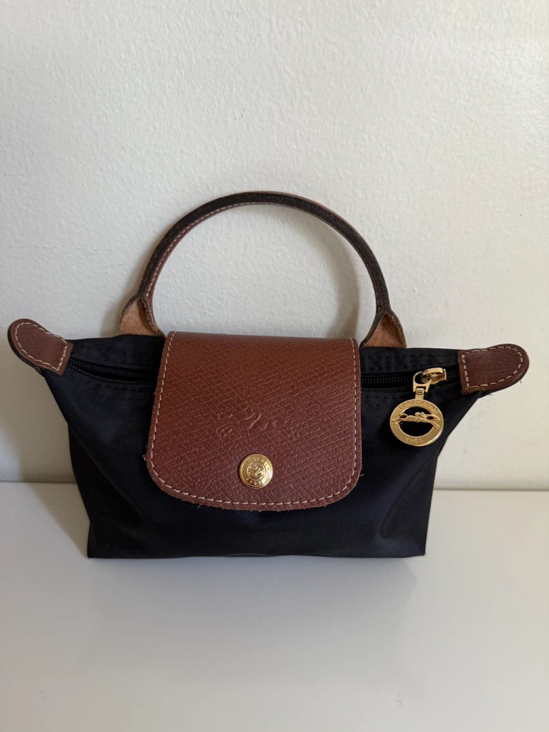 Longchamp Le Pliage Mini Handbag black