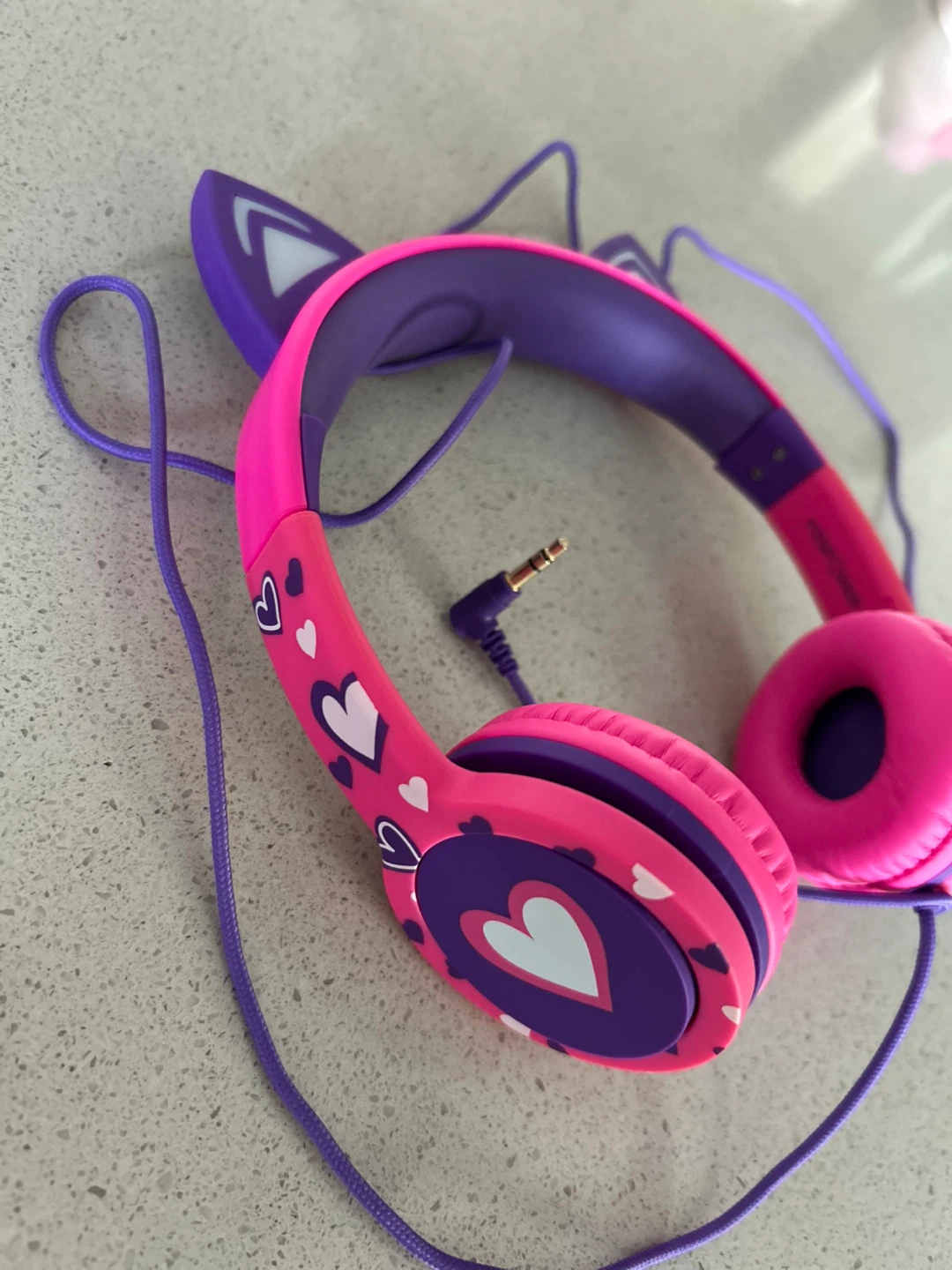 FosPower Kids Cat Ear Headphones