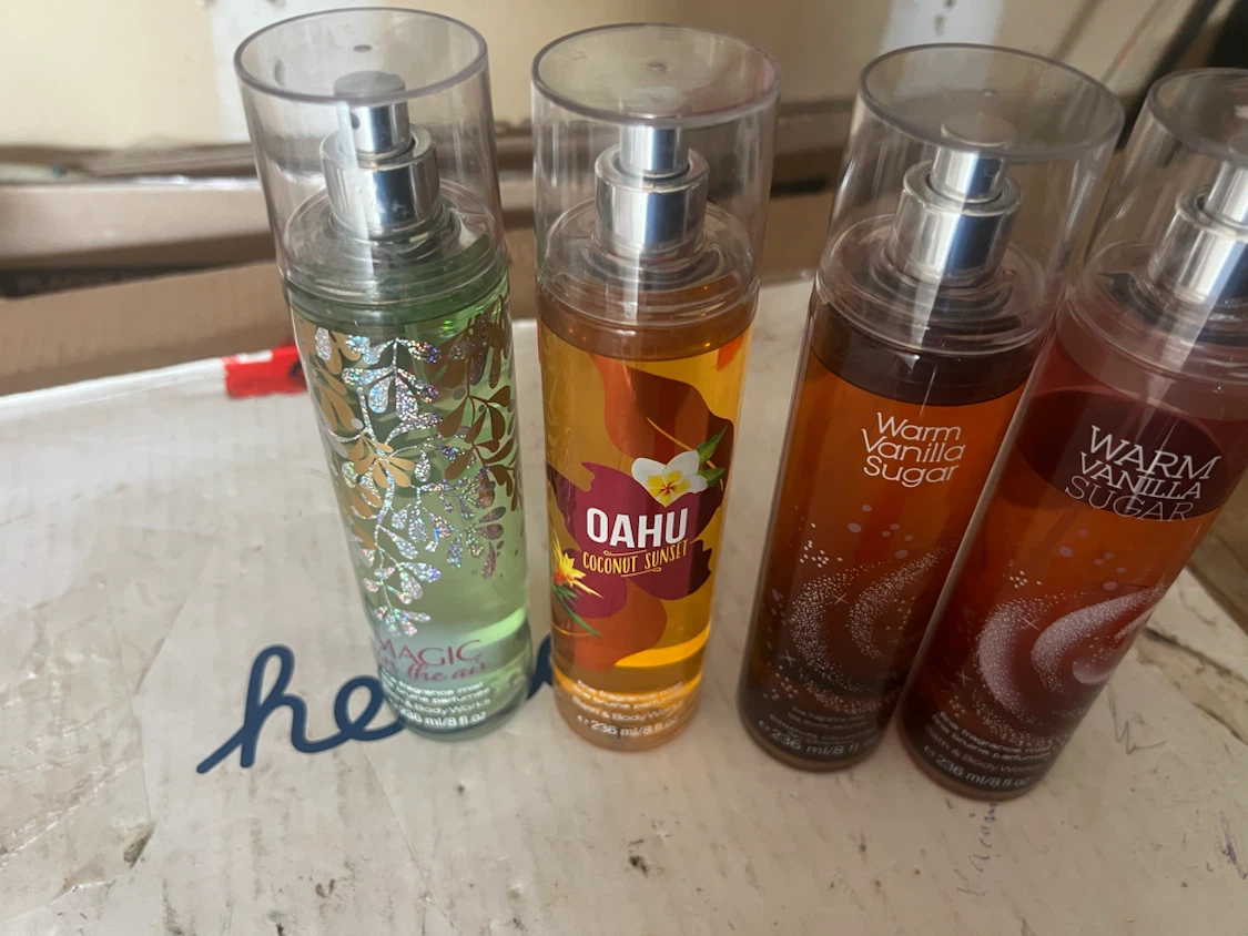 Bath & Body Works Fragrance  4 for $40Mists - Set of 4