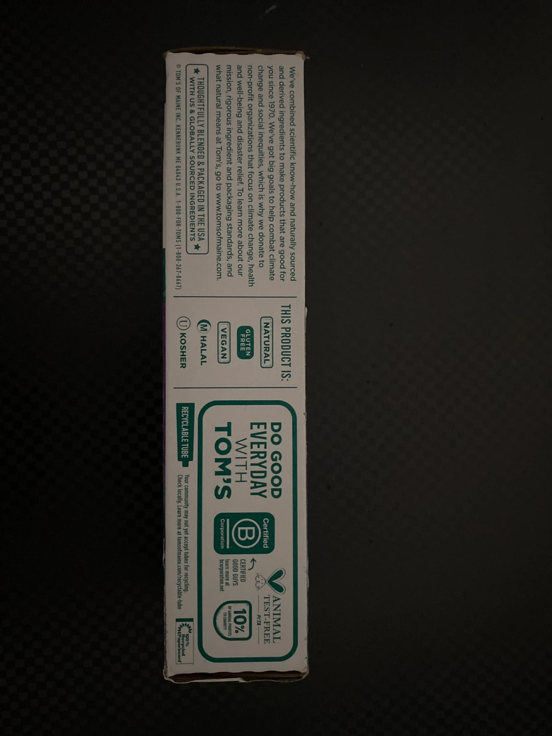 Tom's of Maine Whole Care Peppermint Toothpaste - photo 3