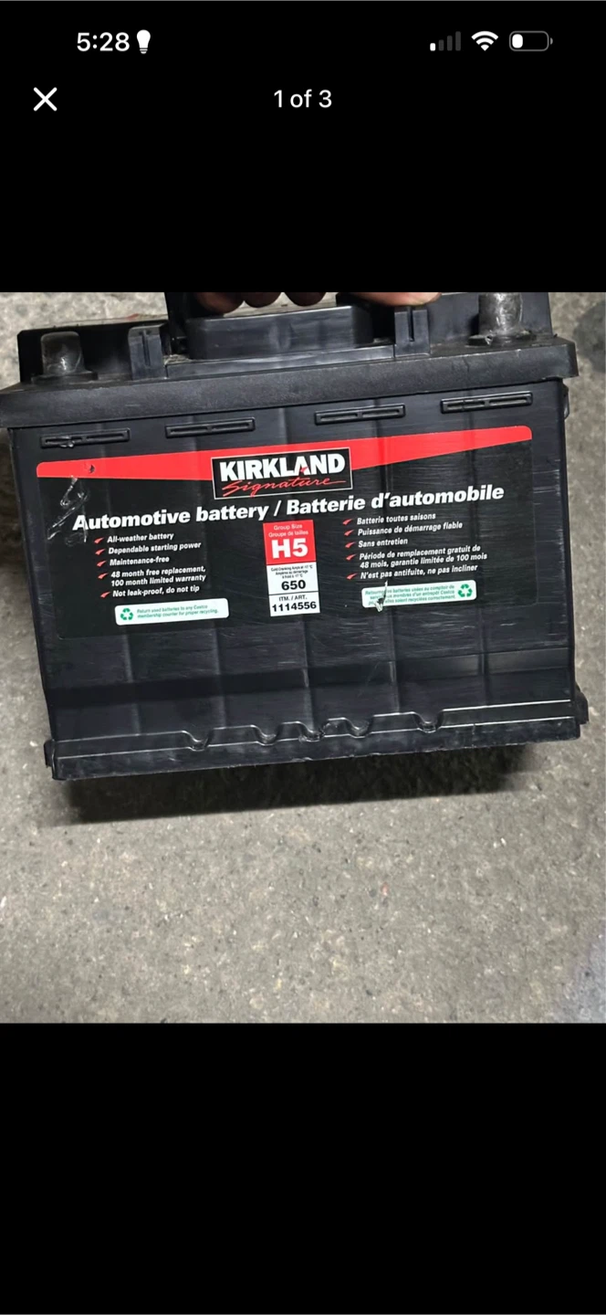 Kirkland Signature H5 Automotive Battery