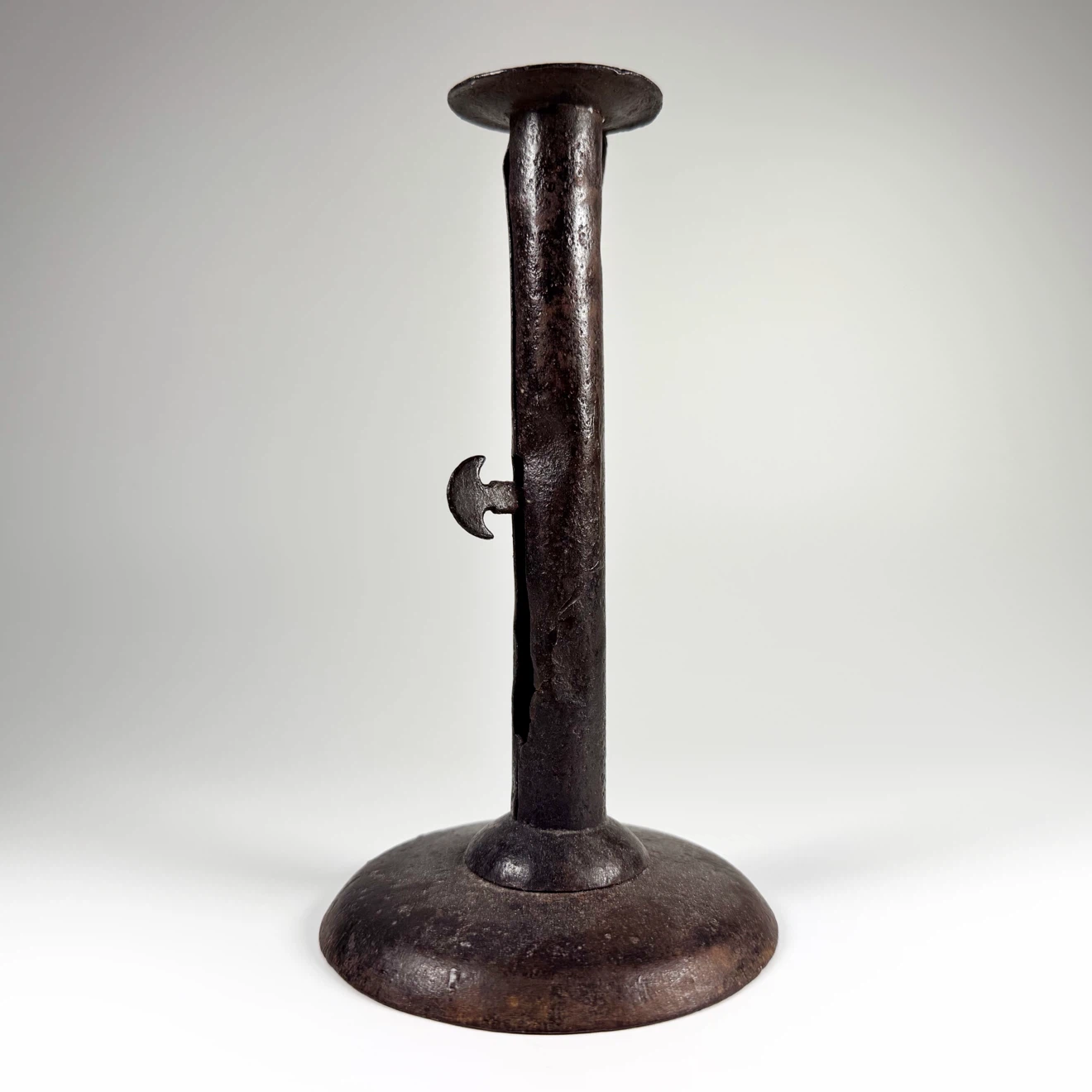 Antique Hog Scraper Candle Holder
