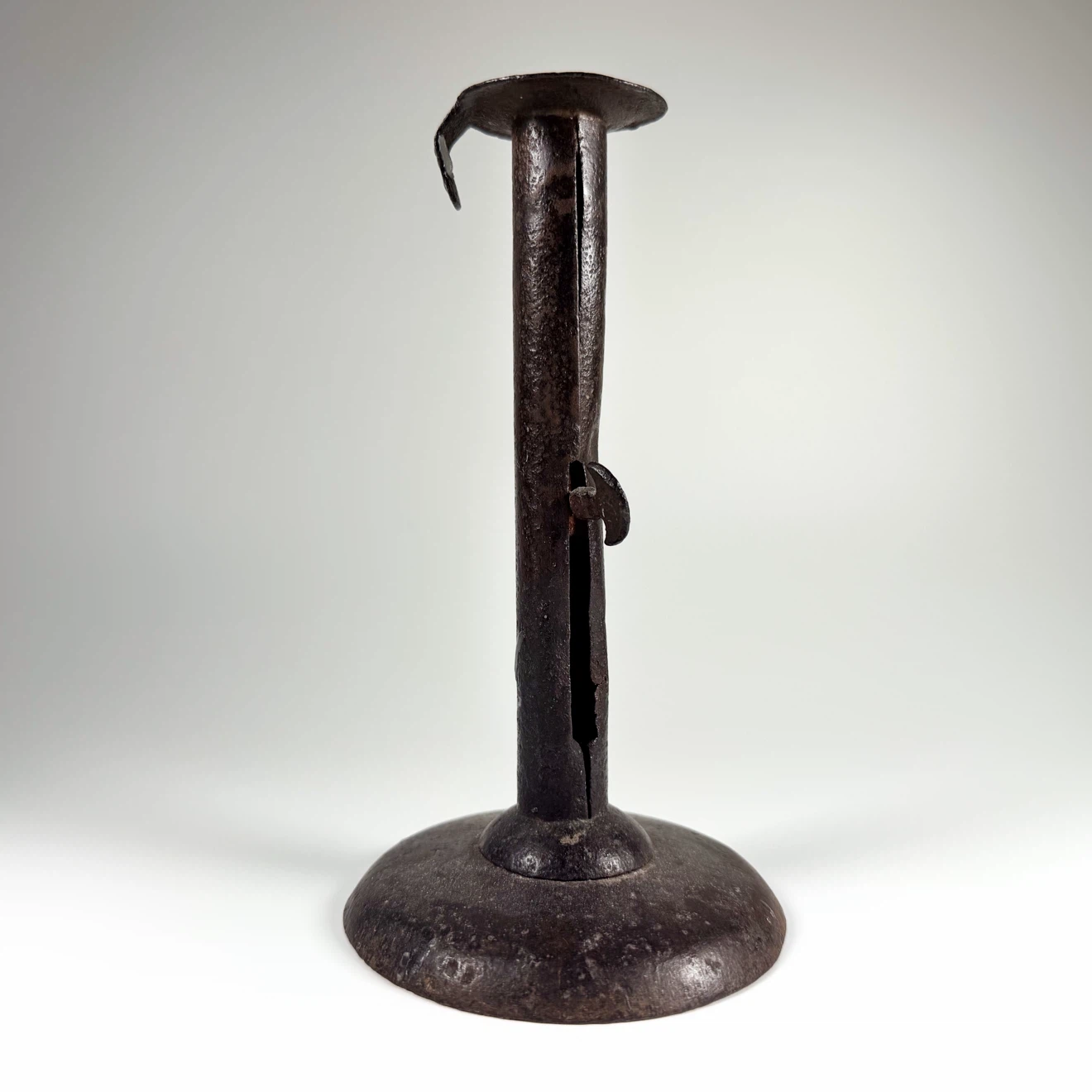 Antique Hog Scraper Candle Holder - photo 2