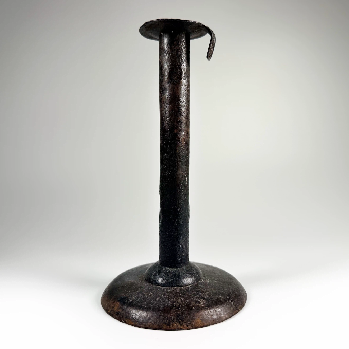 Antique Hog Scraper Candle Holder - photo 3