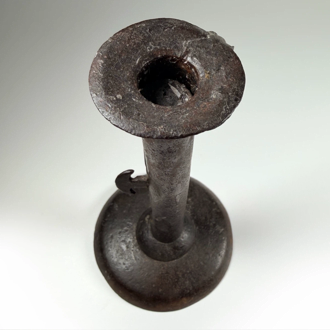 Antique Hog Scraper Candle Holder - photo 4