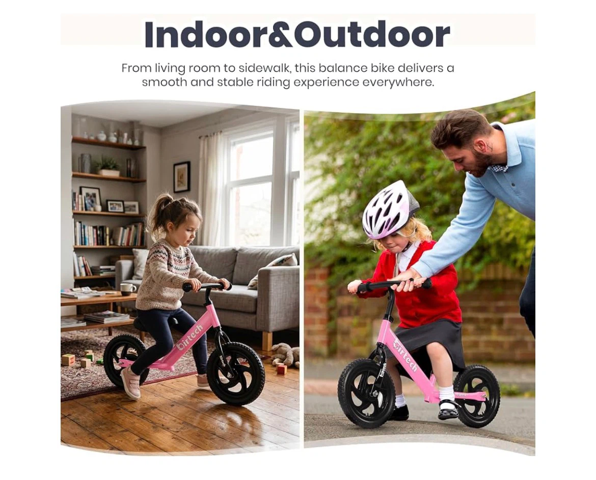 Birtech Pink Kids Balance Bike - photo 4