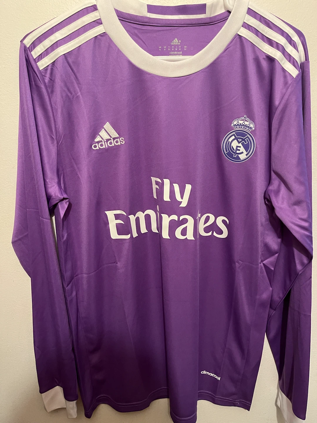 Adidas Real Madrid Long Sleeve Jersey