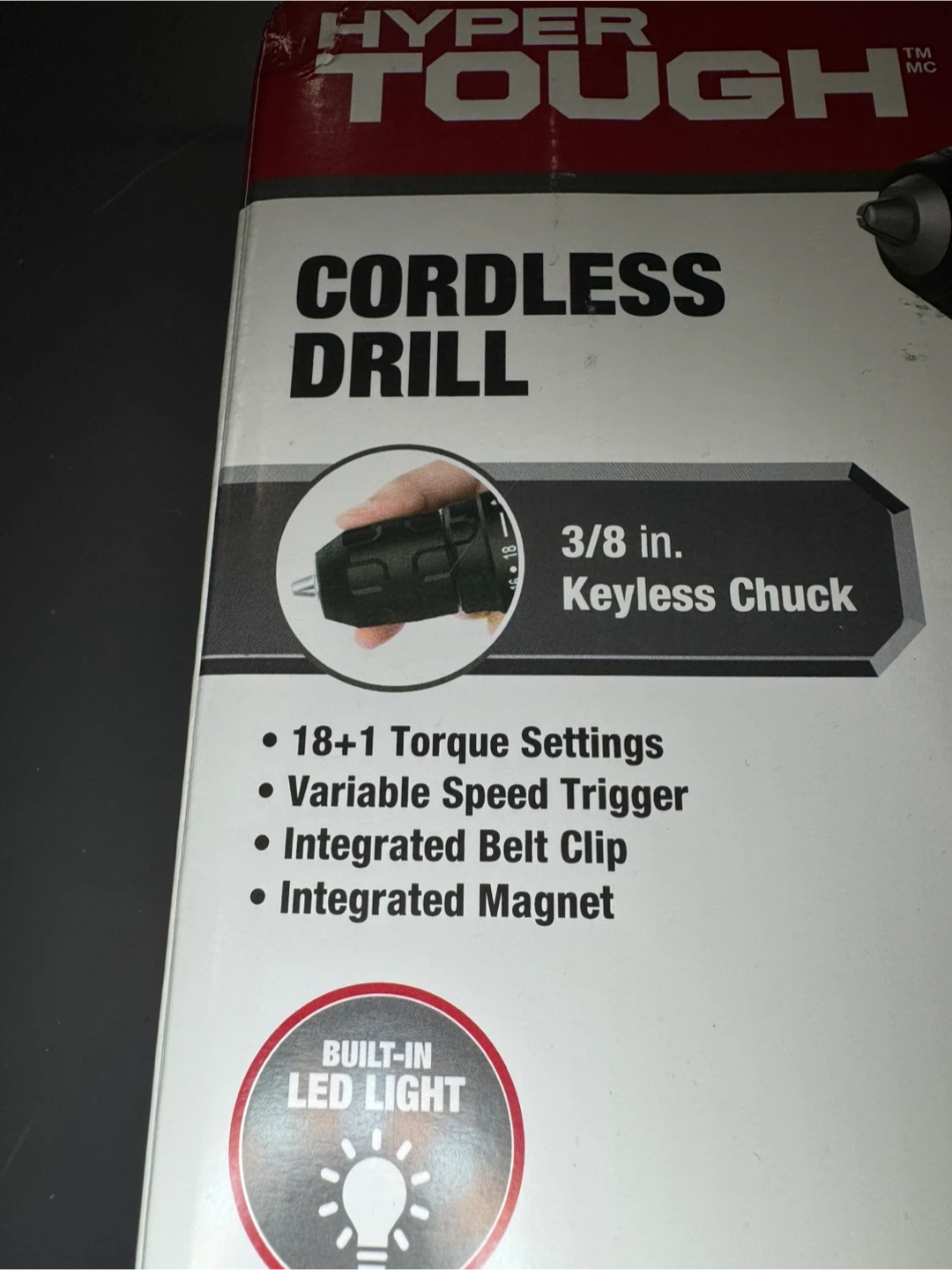 Hyper Tough 12V Max Cordless Drill 8-Piece Set - photo 3
