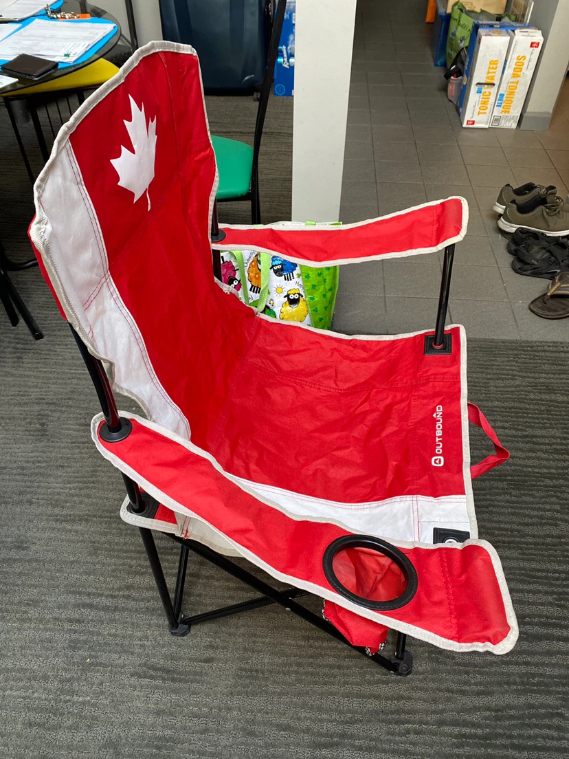 2 Outbound Canadian Flag Folding Camping Chairs - photo 2