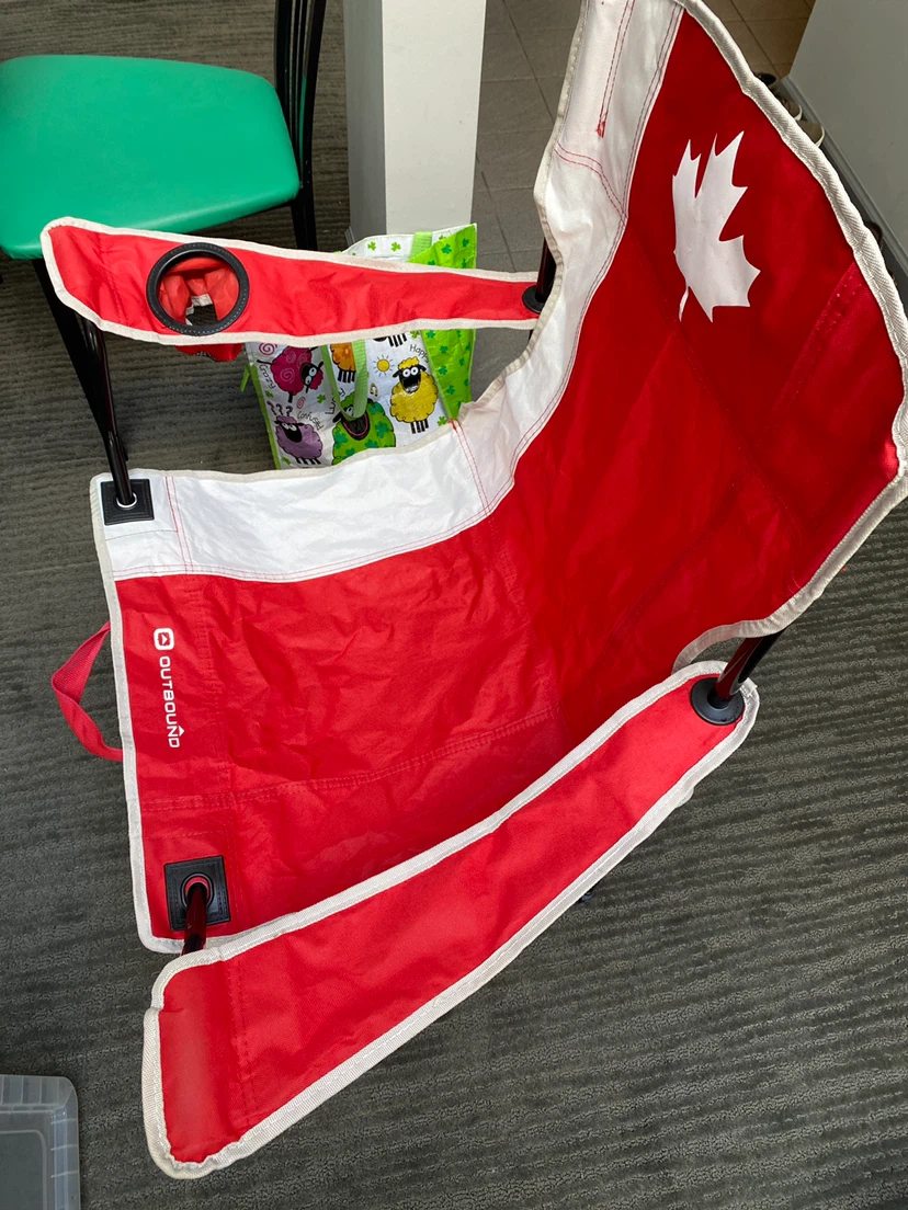 2 Outbound Canadian Flag Folding Camping Chairs - photo 4