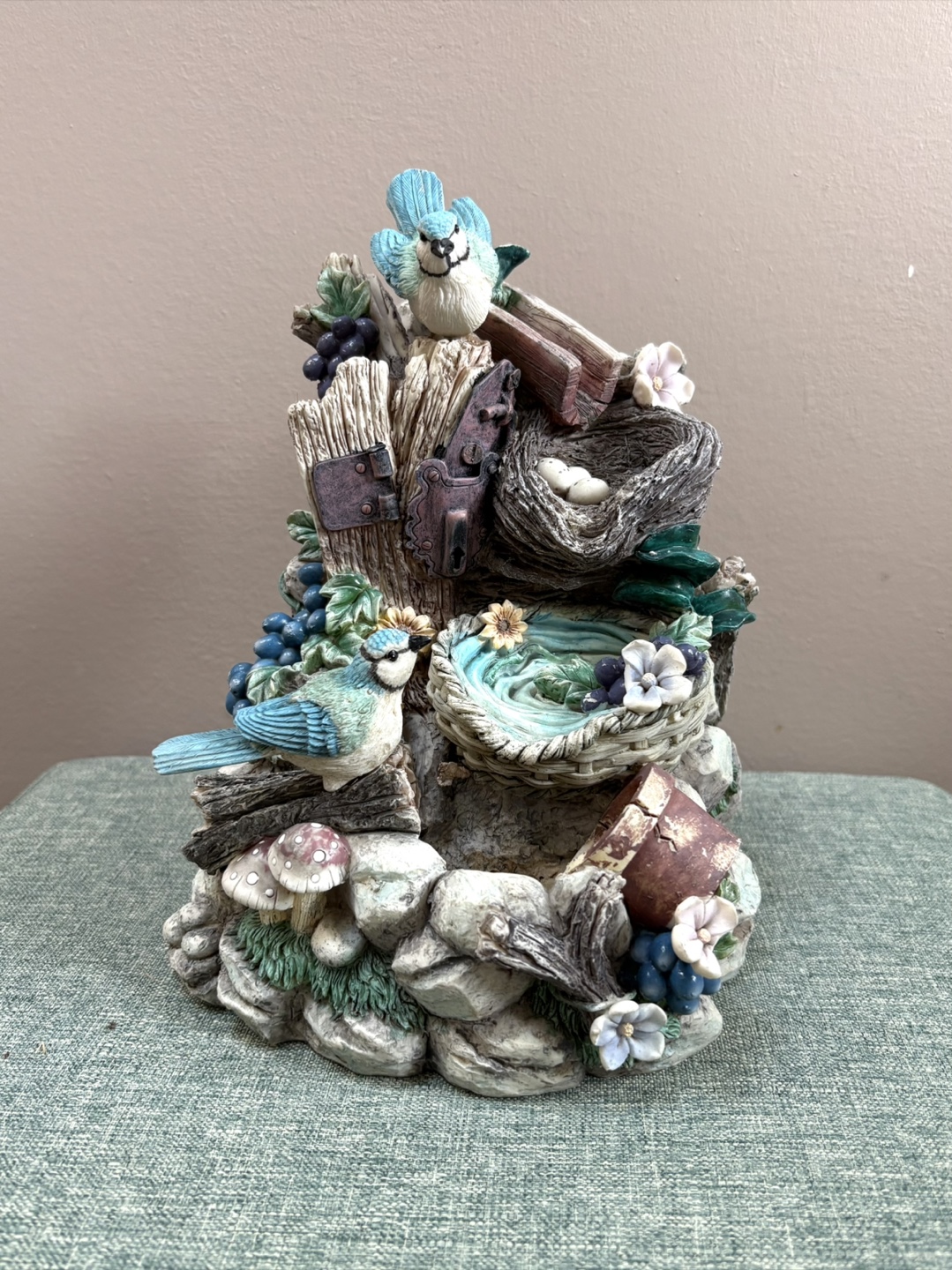 Blue Jay Decorative Heavy Stone Fountain - photo 5