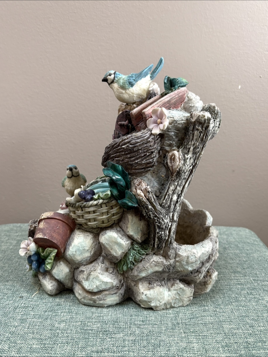 Blue Jay Decorative Heavy Stone Fountain - photo 4