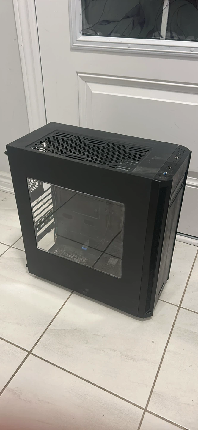 Mid-Tower PC Case with 2 preinstalled fans