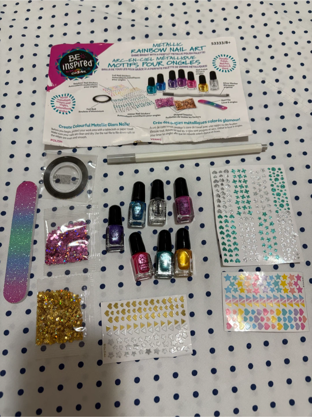 Be Inspired Metallic Rainbow Nail Art Kit - photo 5
