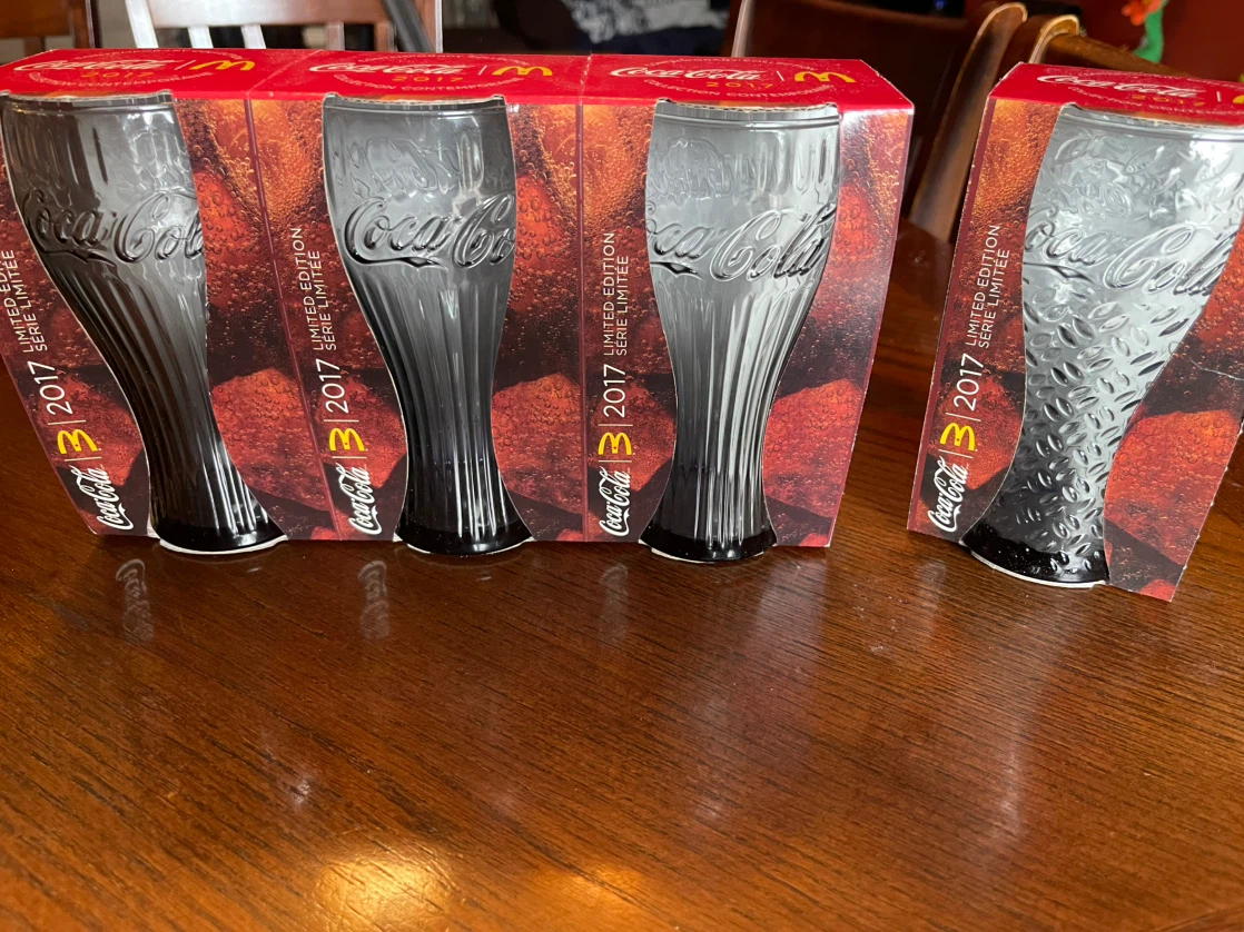 Coca-Cola McDonald's 2017 Collection Glasses