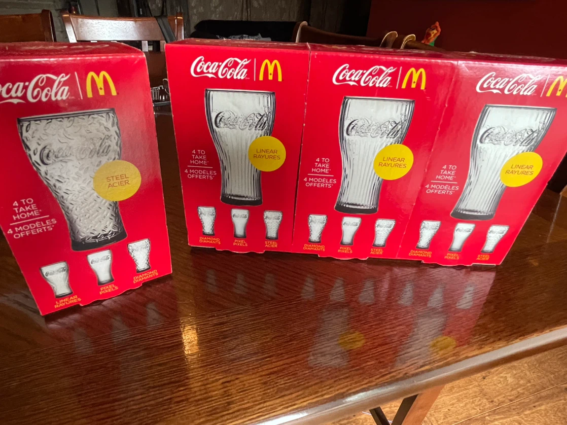 Coca-Cola McDonald's 2017 Collection Glasses - photo 3
