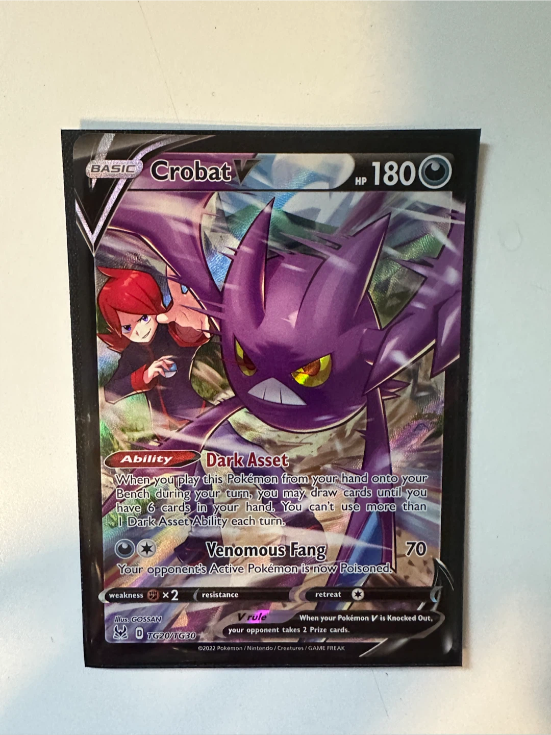 Crobat V TG20/TG30—Trainer Gallery Ultra Rare✨