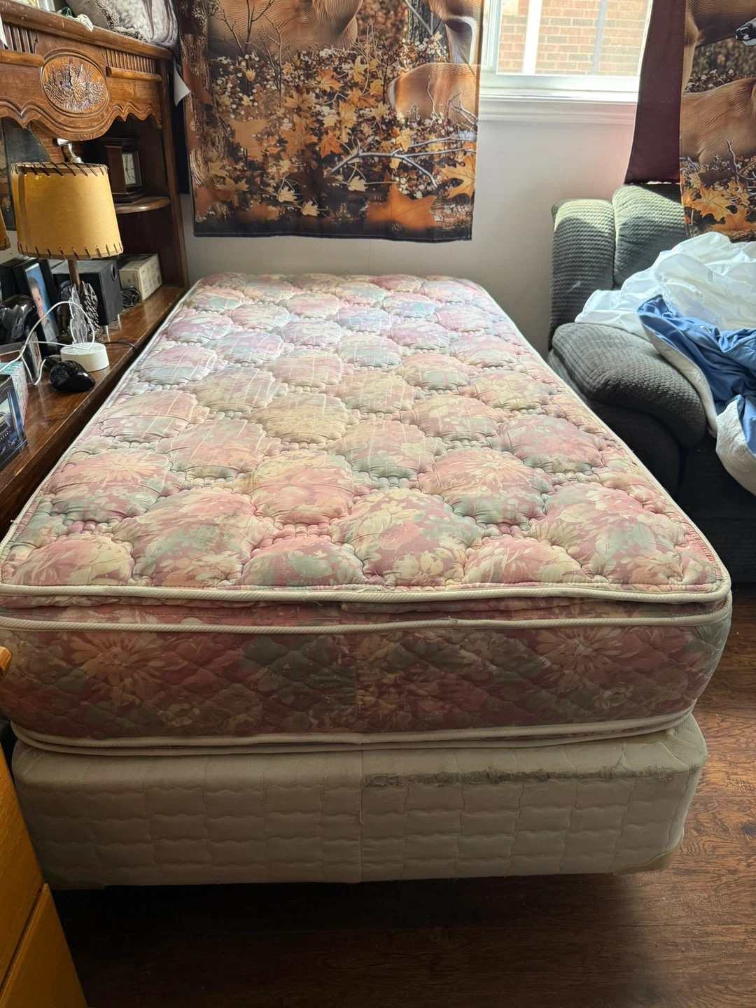 Bed with frame