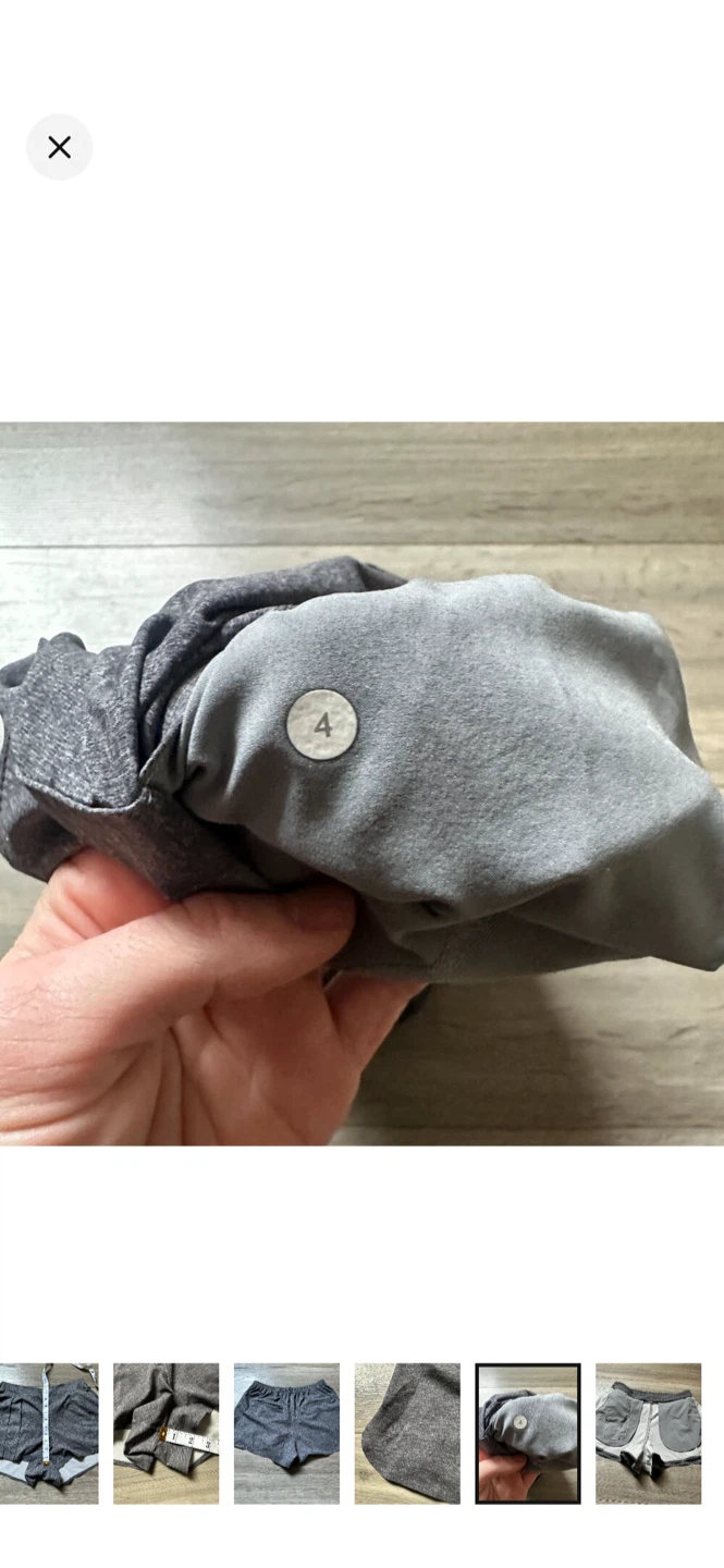 Lululemon Endeavour & Go Women's Shorts Grey Size 4 - photo 4