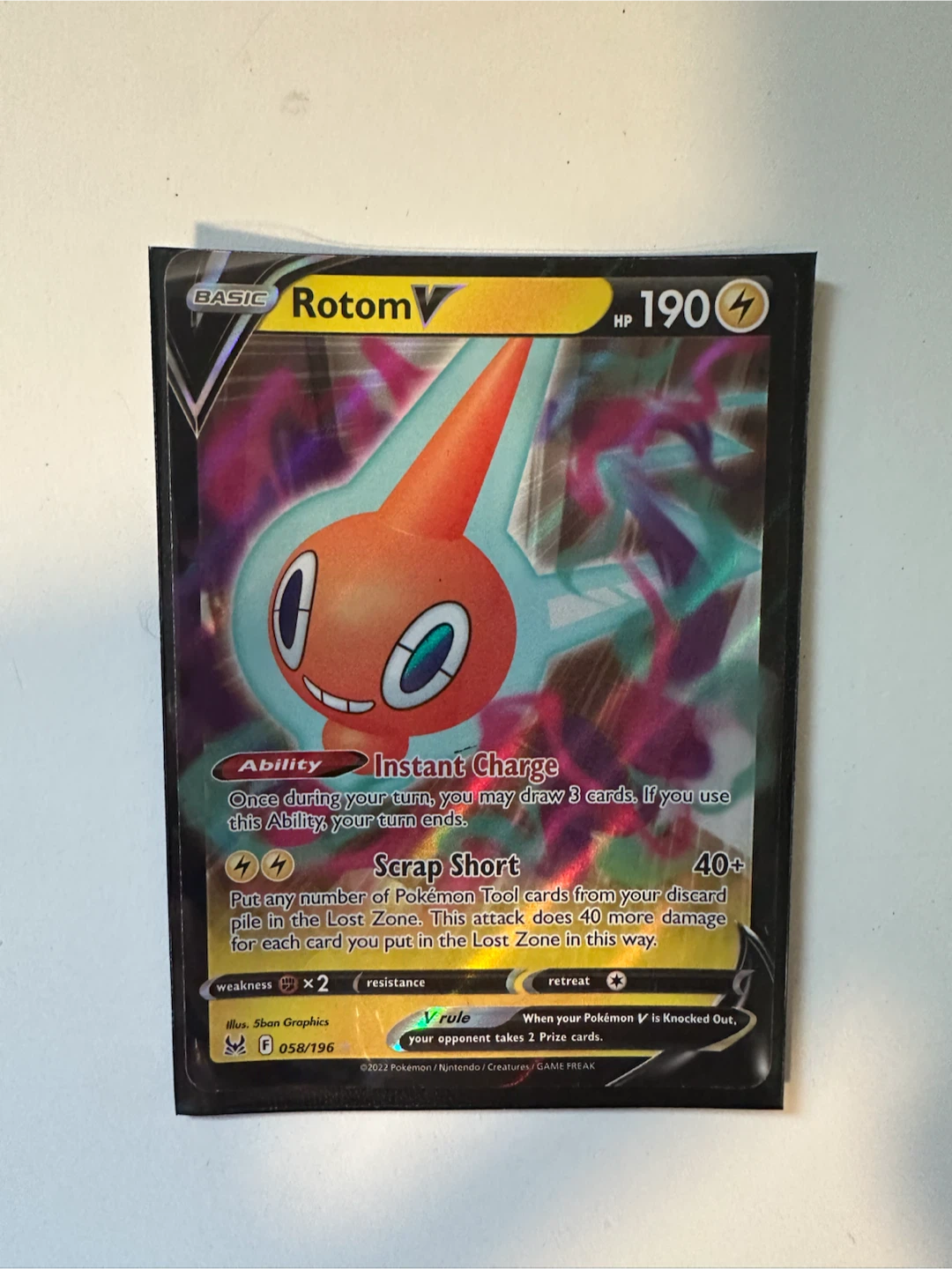 Rotom V 058/196—Lost Origin✨