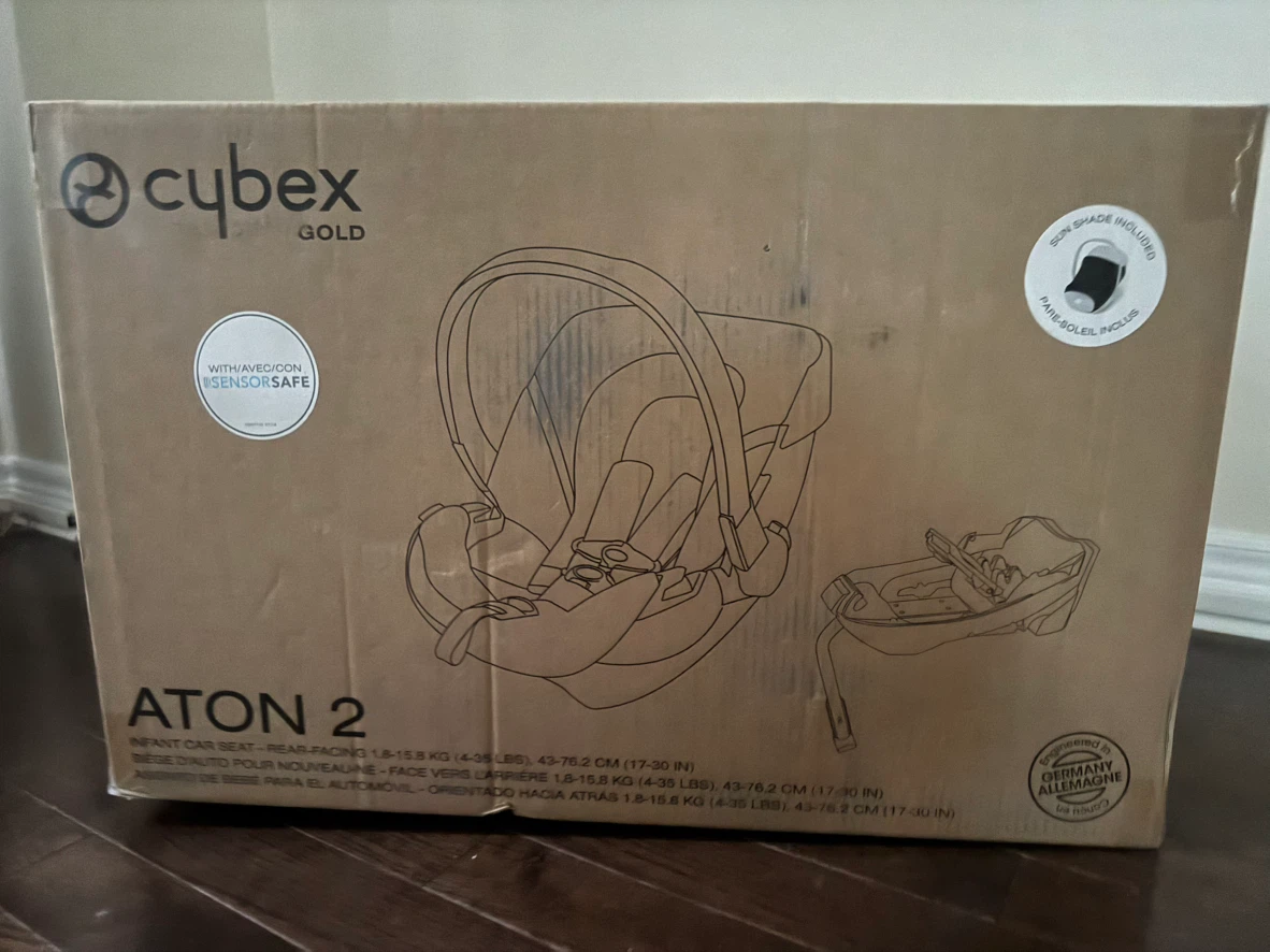 Brand New Cybex Gold Aton 2 Infant Car Seat + Base – Unopened - photo 2