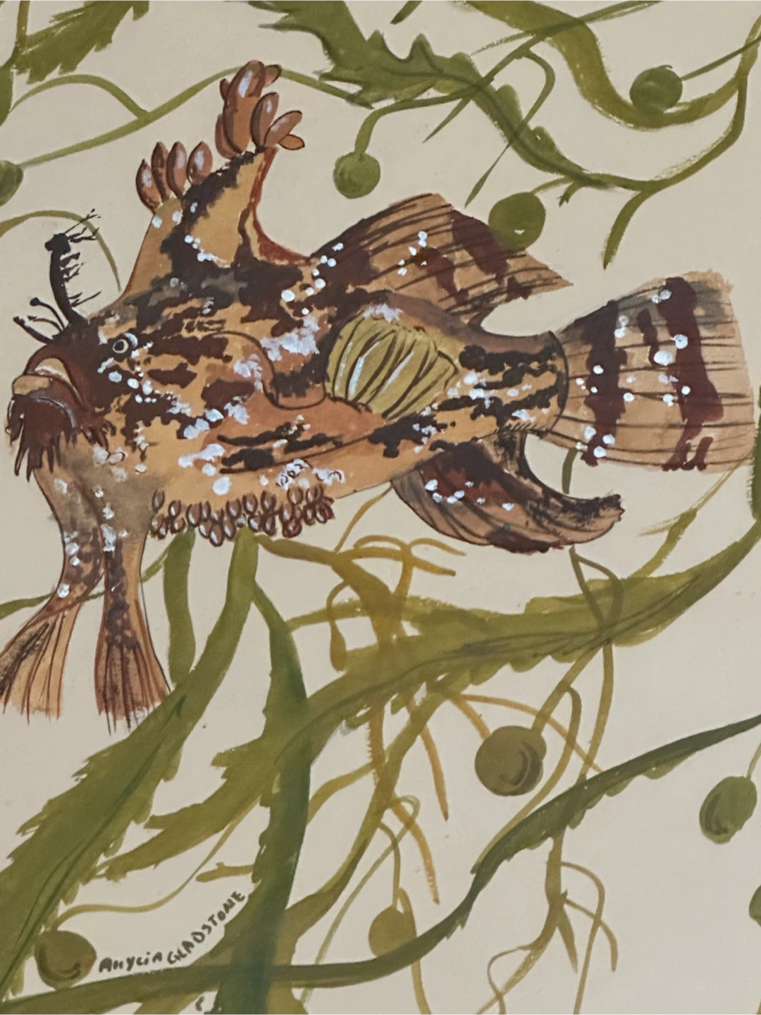 Vintage Water Colour Painting - photo 2