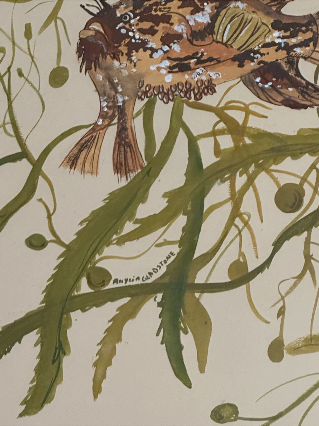 Vintage Water Colour Painting - photo 3