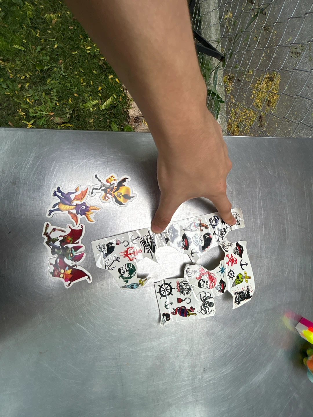 Assorted Spyro and Pirate Themed Stickers - photo 2