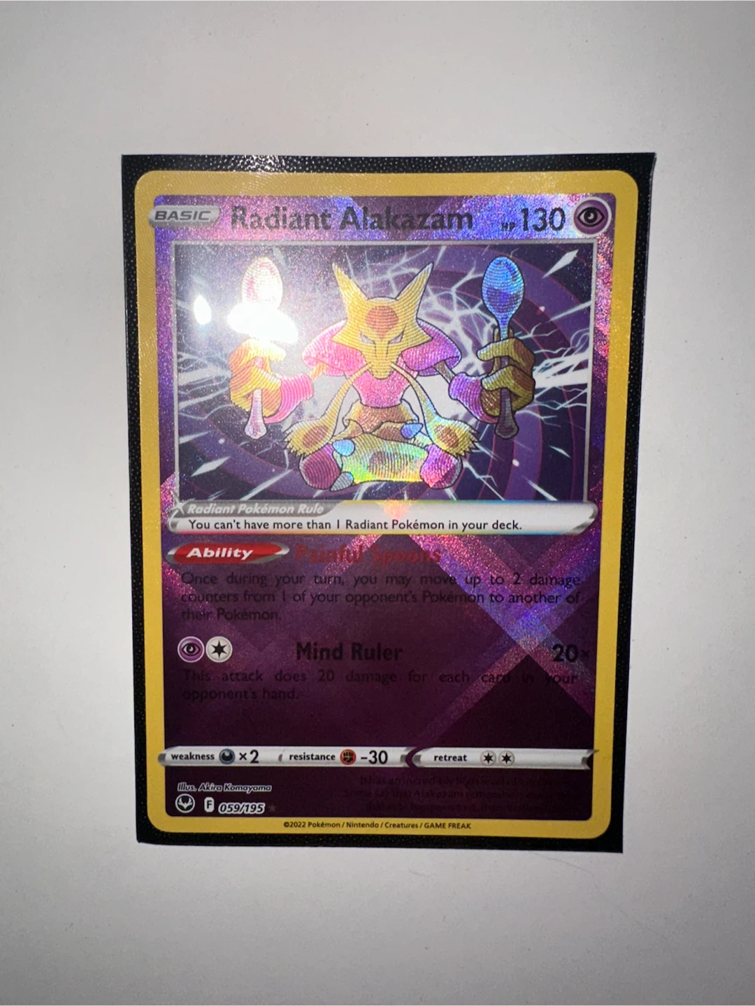 Radiant Alakazam 059/195—Silver Tempest✨ - photo 2