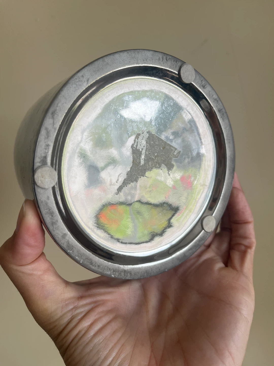 Chrome Finish Decorative Planter Pot - photo 3