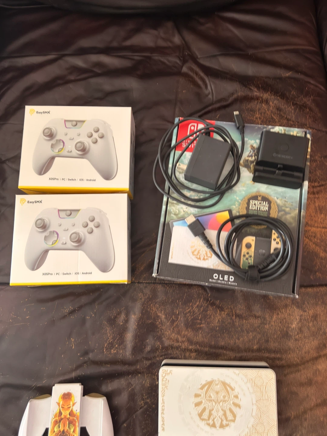 OLED Zelda Special Edition Switch Bundle - photo 3
