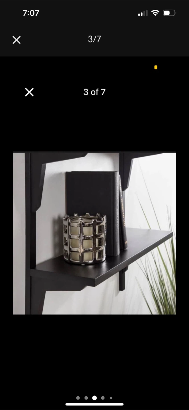 All Modern Baez 2 Piece Poplar Solid Wood Tiered Shelf - photo 3