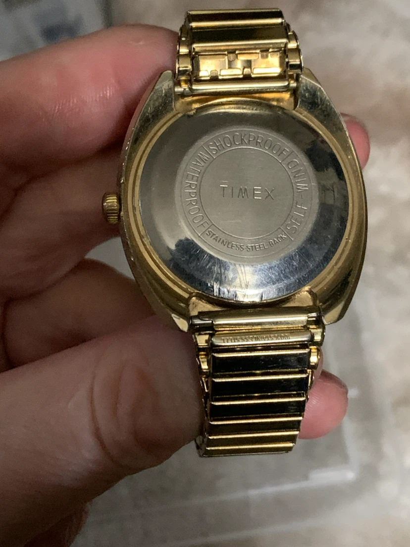 $50 Vintage Timex Automatic Gold-Tone Watch - photo 4