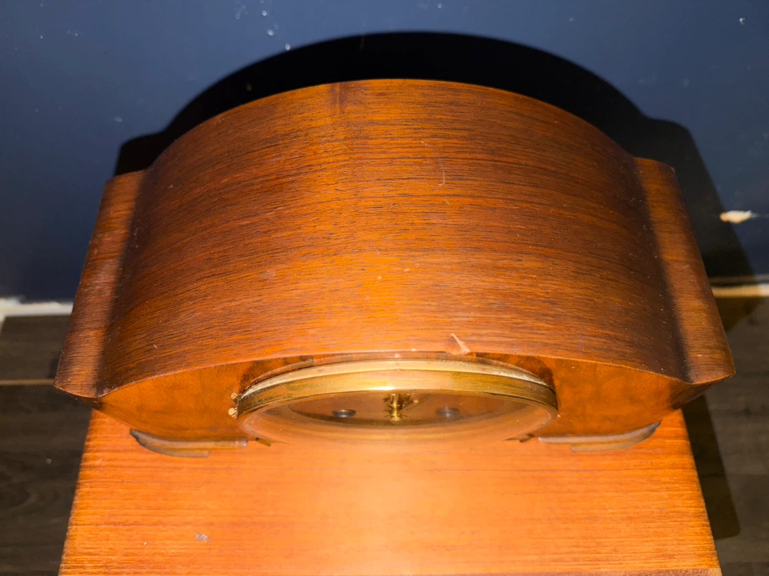 Vintage Wooden Mantel Clock - photo 5