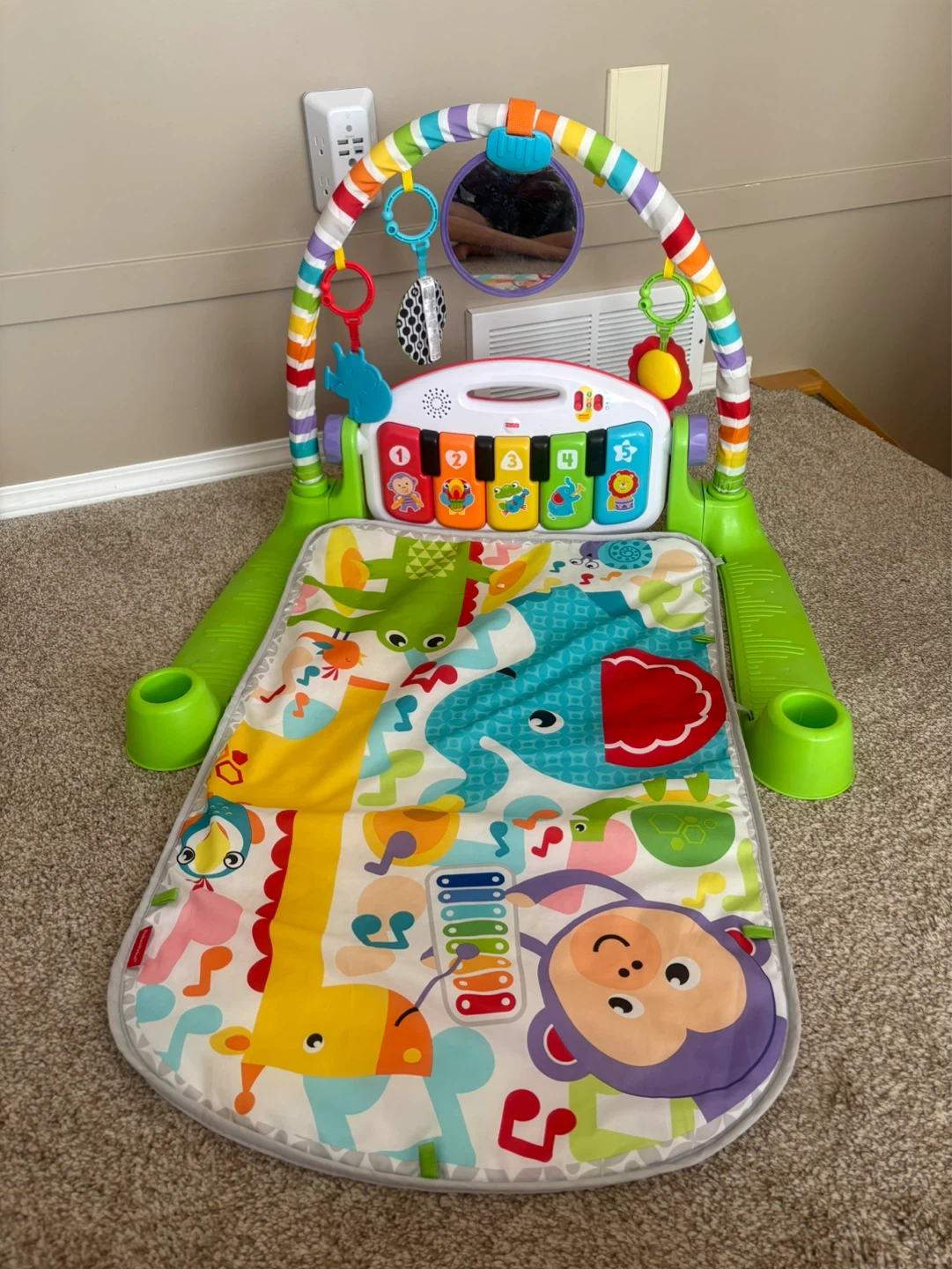 Fisher-Price Deluxe Kick & Play Piano Gym