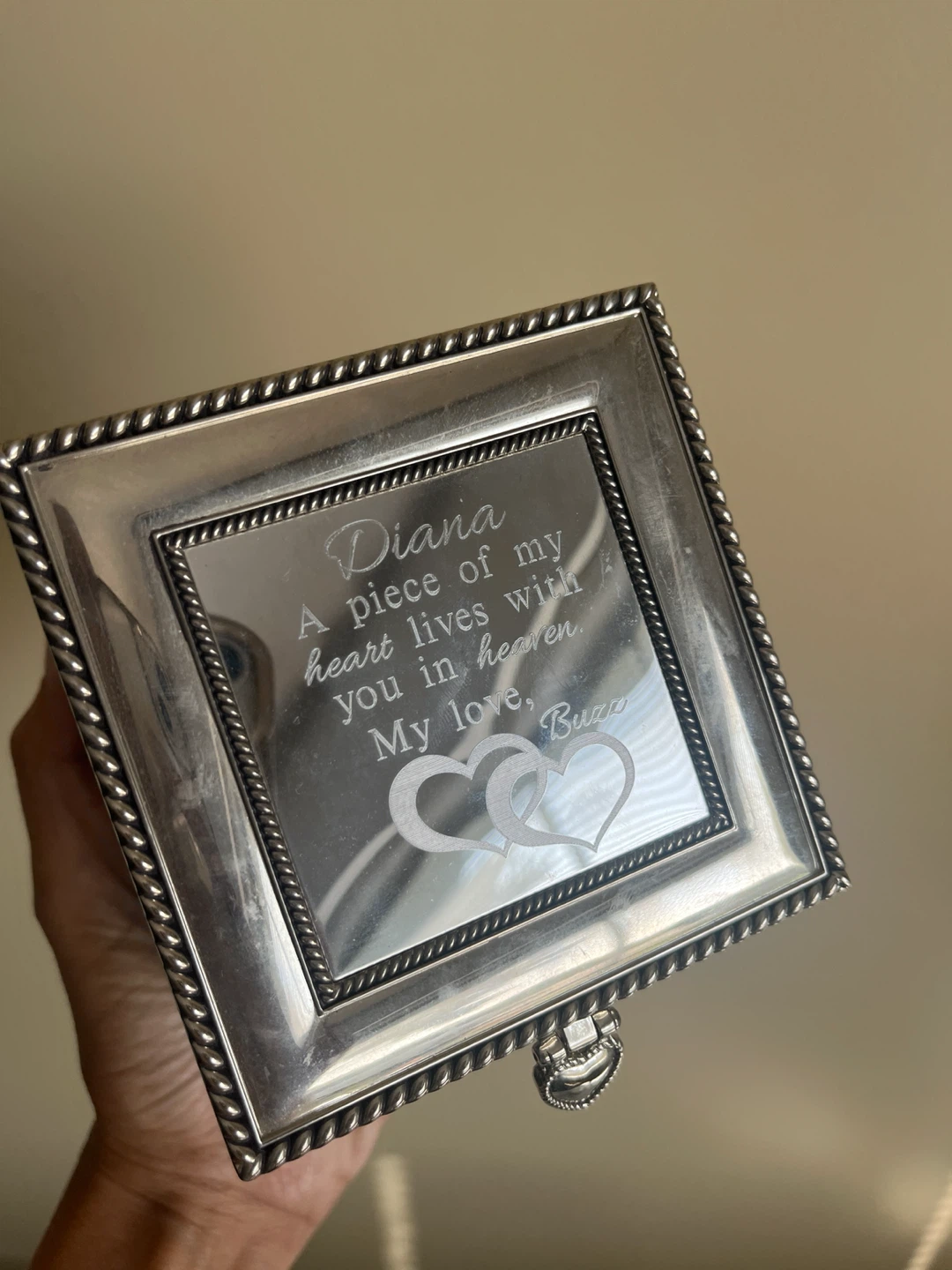 Silver Tone Keepsake Box - photo 2