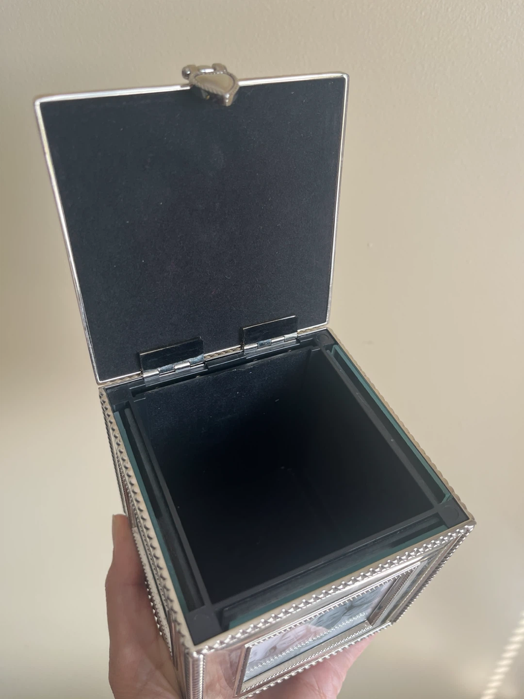 Silver Tone Keepsake Box - photo 3