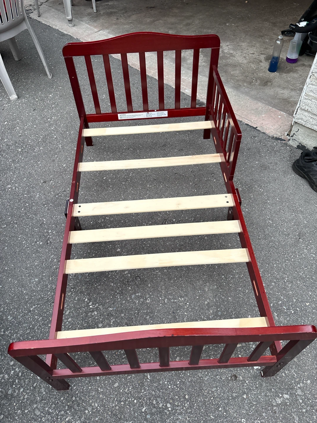 Toddler Bed with Organic Cotton Mattress