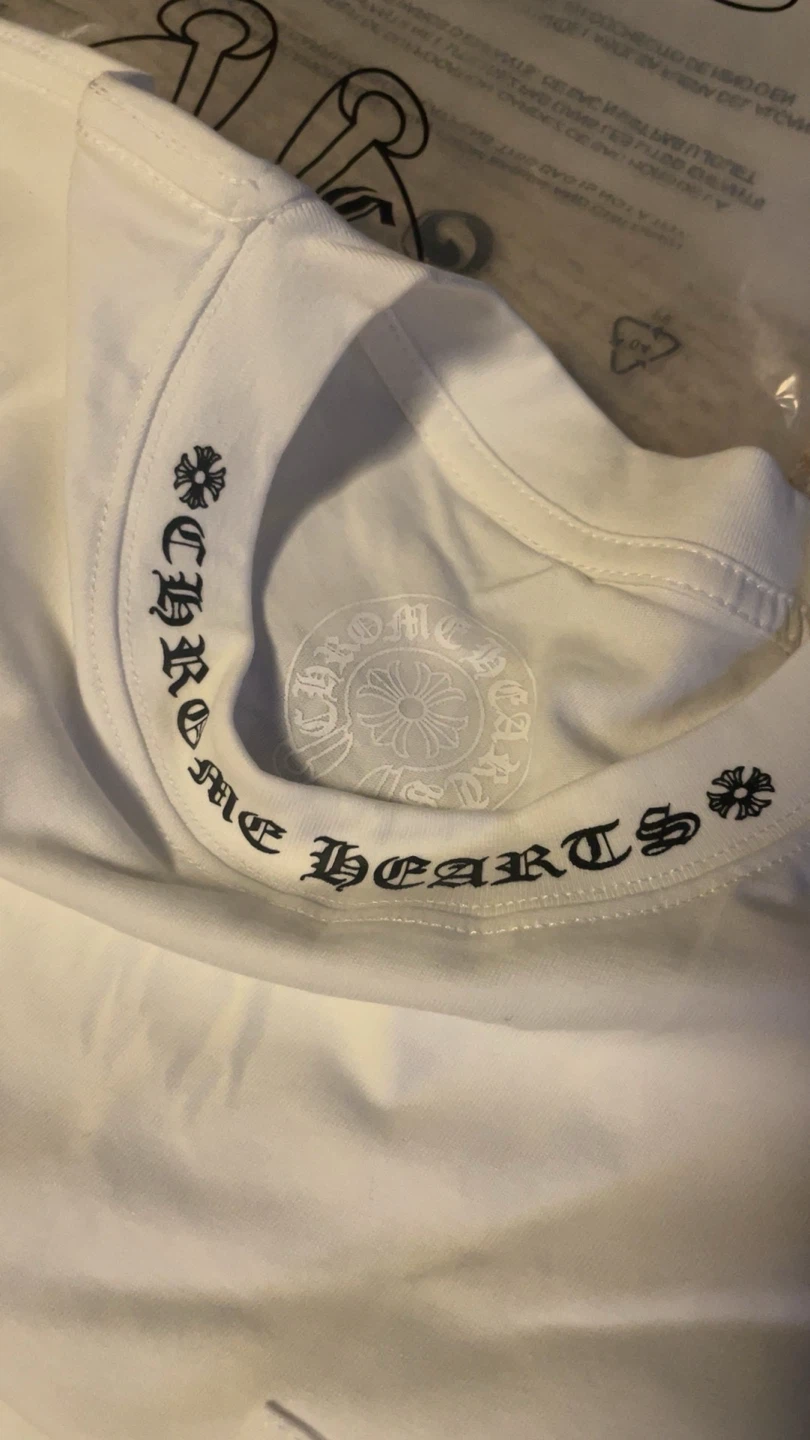 Chrome Hearts Off-White Pocket T-Shirt Size M - photo 4