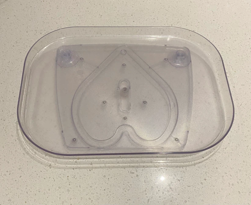 Clear Plastic Turntable Fridge Organizer