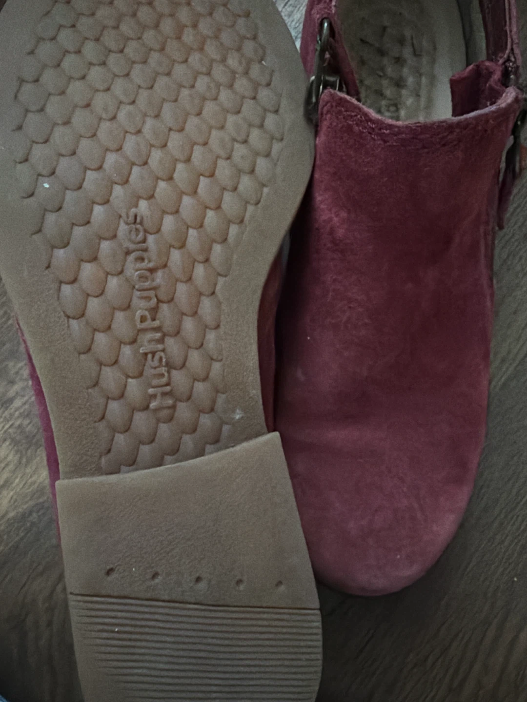 Hush Puppies Maroon Suede Ankle Boots - photo 2