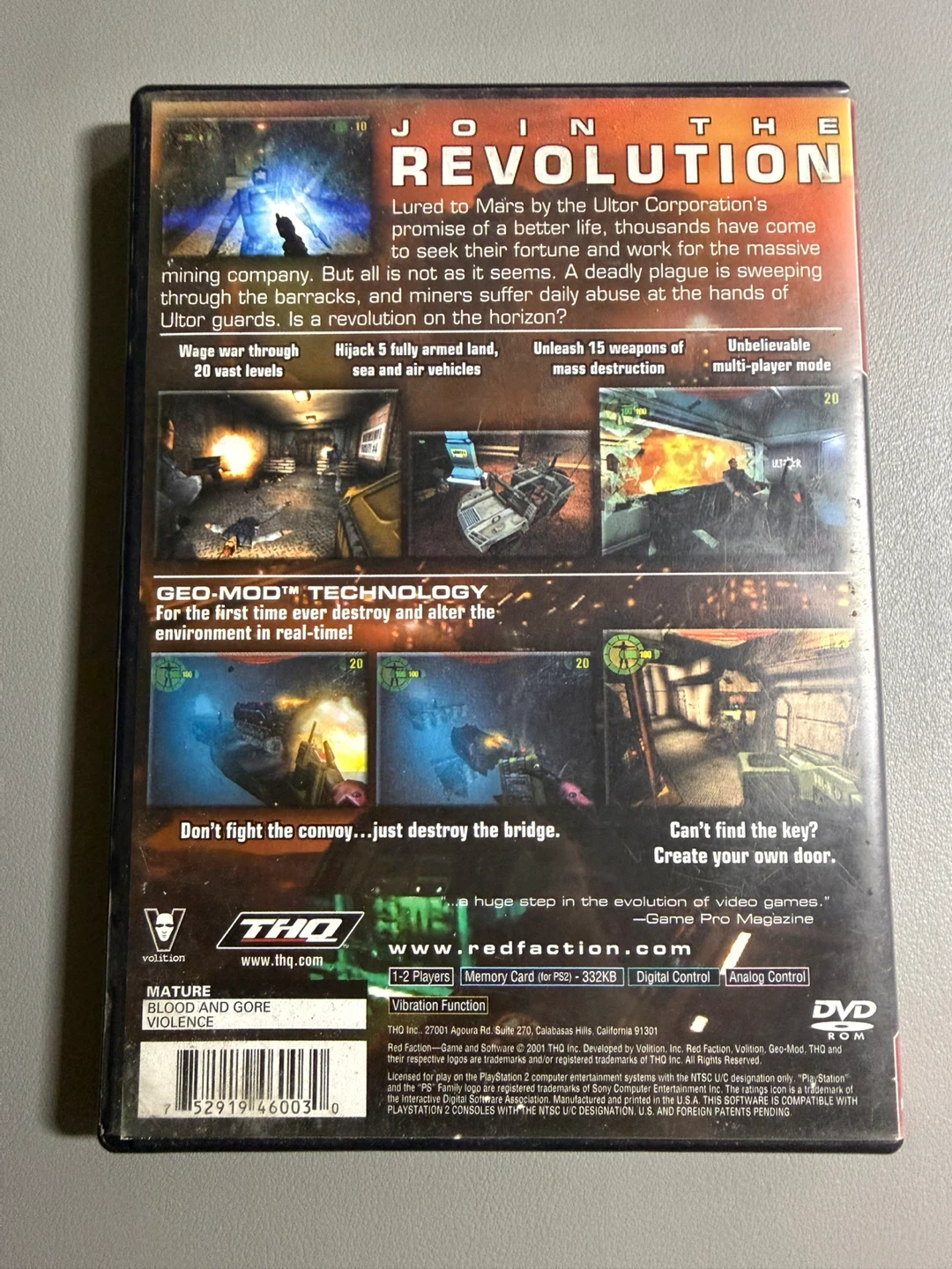 Red Faction Greatest Hits for PlayStation 2 - photo 3