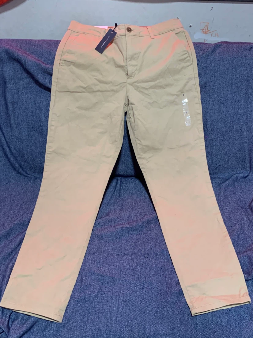 Tommy Hilfiger Slim Chino Tan Pants - Size 8