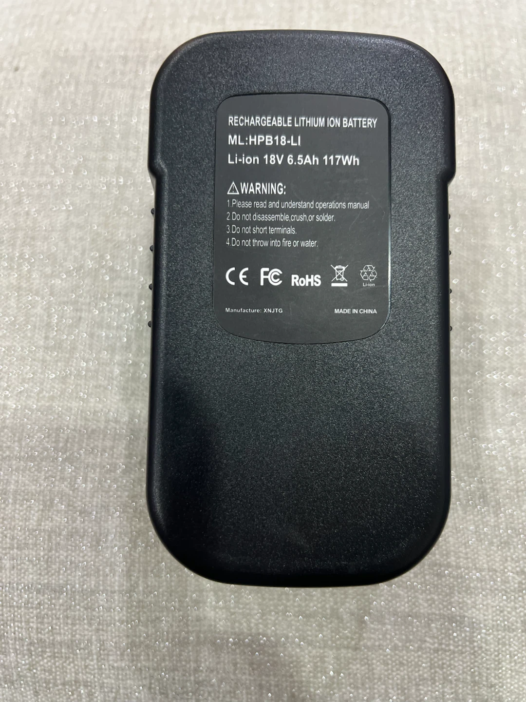 Two 18V 6.5Ah Lithium-Ion Power Tool Batteries - photo 5