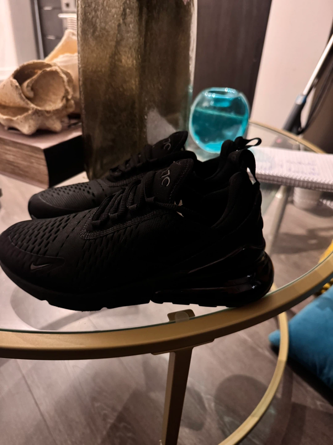Nike Air Max 270 Black Sneakers women size 7.5 - photo 4